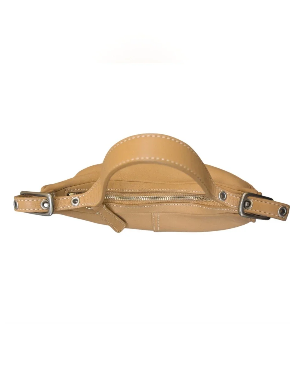 Vintage Coach Zoe Legacy Mini Hobo 9593 Camel Tan Leather Y2K